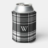 白黒タータンチェックプレイド 缶クーラー (缶裏面)