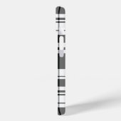 白黒タータンチェック書道 Case-Mate iPhoneケース (裏面 / 左)