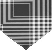 白黒タータンチェック テーブルクロス (アングル)