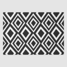 白黒ダイヤモンドジオメトリパターン