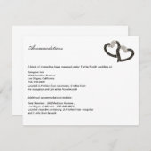 白黒ダイヤモンドハートエンクロージャカード エンクロージャーカード (正面/裏面)