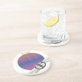 白黒ダイヤモンドハートコースター コースター (側面)