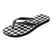 白黒ダイヤモンドパターンビーチサンダル ビーチサンダル (アングル)