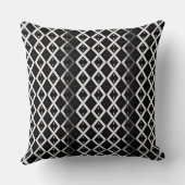 白黒ダイヤモンドパターン クッション (裏面)