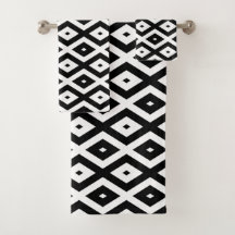 白黒ダイヤモンドパターン