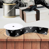 白黒ダイヤモンドリングや輪パター結婚ン サテンリボン