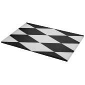 白黒ダイヤモンド カッティングボード (角)