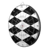 白黒ダイヤモンド ダーツボード (正面右)