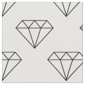 白黒ダイヤモンド ファブリック (クローズアップ)