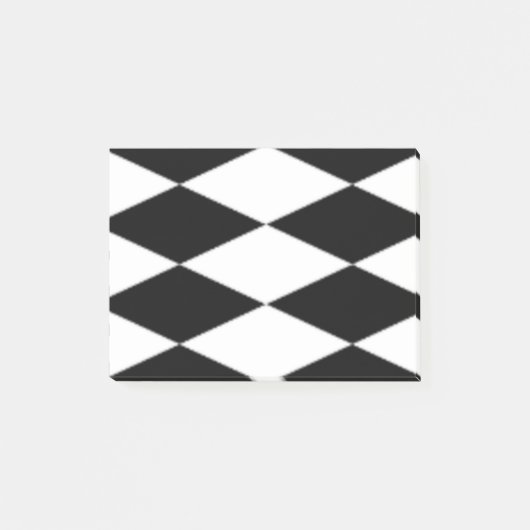 白黒ダイヤモンド ポストイット (正面)