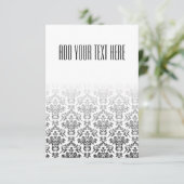 白黒ダマスクのパターン (スタンド正面)