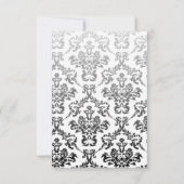 白黒ダマスクのパターン (裏面)