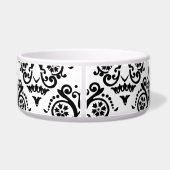 白黒ダマスクエレガント ボウル (裏面)