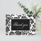 白黒ダマスクサンキューカード サンキューカード (スタンド正面)