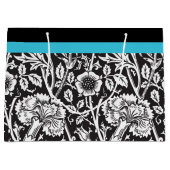 白黒ダマスク抱き枕 ラージペーパーバッグ (正面)