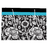 白黒ダマスク抱き枕 ラージペーパーバッグ (裏面)