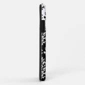 白黒ダマスク織のiPhone 5の箱 Case-Mate iPhoneケース (裏面/右)