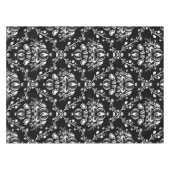 白黒ダマスク テーブルクロス (正面(横))