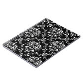 白黒ダマスク ノートブック (左側)