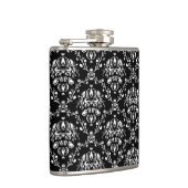 白黒ダマスク フラスク (右)