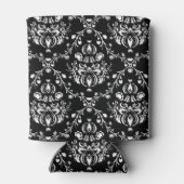 白黒ダマスク 缶クーラー (裏面)