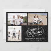 白黒ダマスコシーズンのご挨拶 シーズンカード (正面)