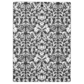 白黒ダマスレースブロケード クリップボード (裏面)