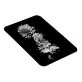 白黒ダリアトリオ マグネット (右側)