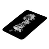 白黒ダリアトリオ マグネット (左側)