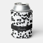 白黒ダルマチアスポット 缶クーラー (缶裏面)