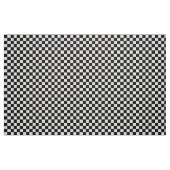 白黒チェスのパターン ファブリック (ファットクウォーター)