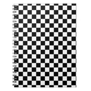 白黒チェスデジタルプリント ノートブック