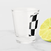 白黒チェス ショットグラス (左)