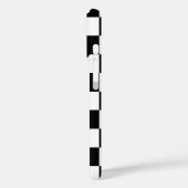 白黒チェスiPhoneケースとカスタム文字 Case-Mate iPhoneケース (裏面 / 左)