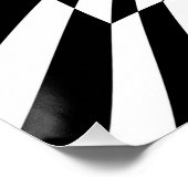 白黒チェッカーボサイケデリックード ポスター (コーナー)