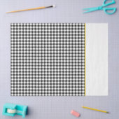 白黒チェッカーボードスポーツチームギフトラップ 薄葉紙 (クラフト)