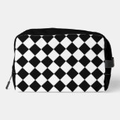 白黒チェッカーボード市松模様にフラグデザイン ドップキット (裏面)