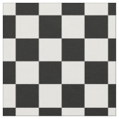 白黒チェッカーボード ファブリック (クローズアップ)