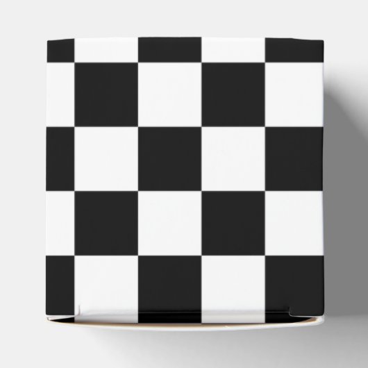 白黒チェッカーボード フェイバーボックス (上部)