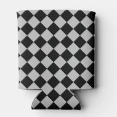 白黒チェッククーラーボックス 缶クーラー (裏面)