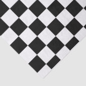 白黒チェックティッシュペーパー 薄葉紙 (詳細)