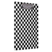 白黒チェックパターン クリップボード (右)