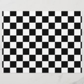 白黒チェック両面紙 (正面)