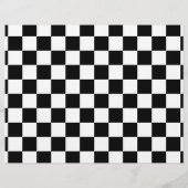 白黒チェック両面紙 (裏面)