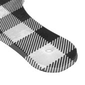 白黒チェック模様の格子縞 カッティングボード (角)