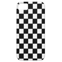 白黒チェック済みクラシックパターン iPhone 11 ケース