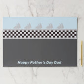 白黒チェック紙ランチョンマット ペーパーパッド (インサイチュ)