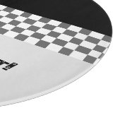 白黒チェック カッティングボード (角)