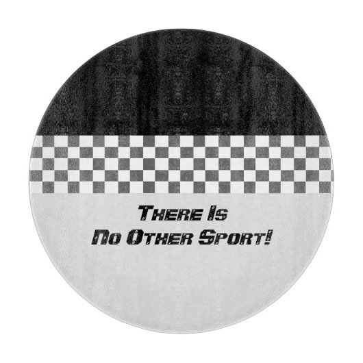 白黒チェック カッティングボード (正面)