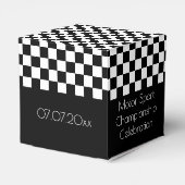 白黒チェック フェイバーボックス (裏面サイド)
